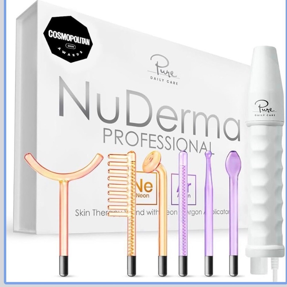 NuDerma Professional Skin Therapy Wand - Portable Skin Therapy Machine